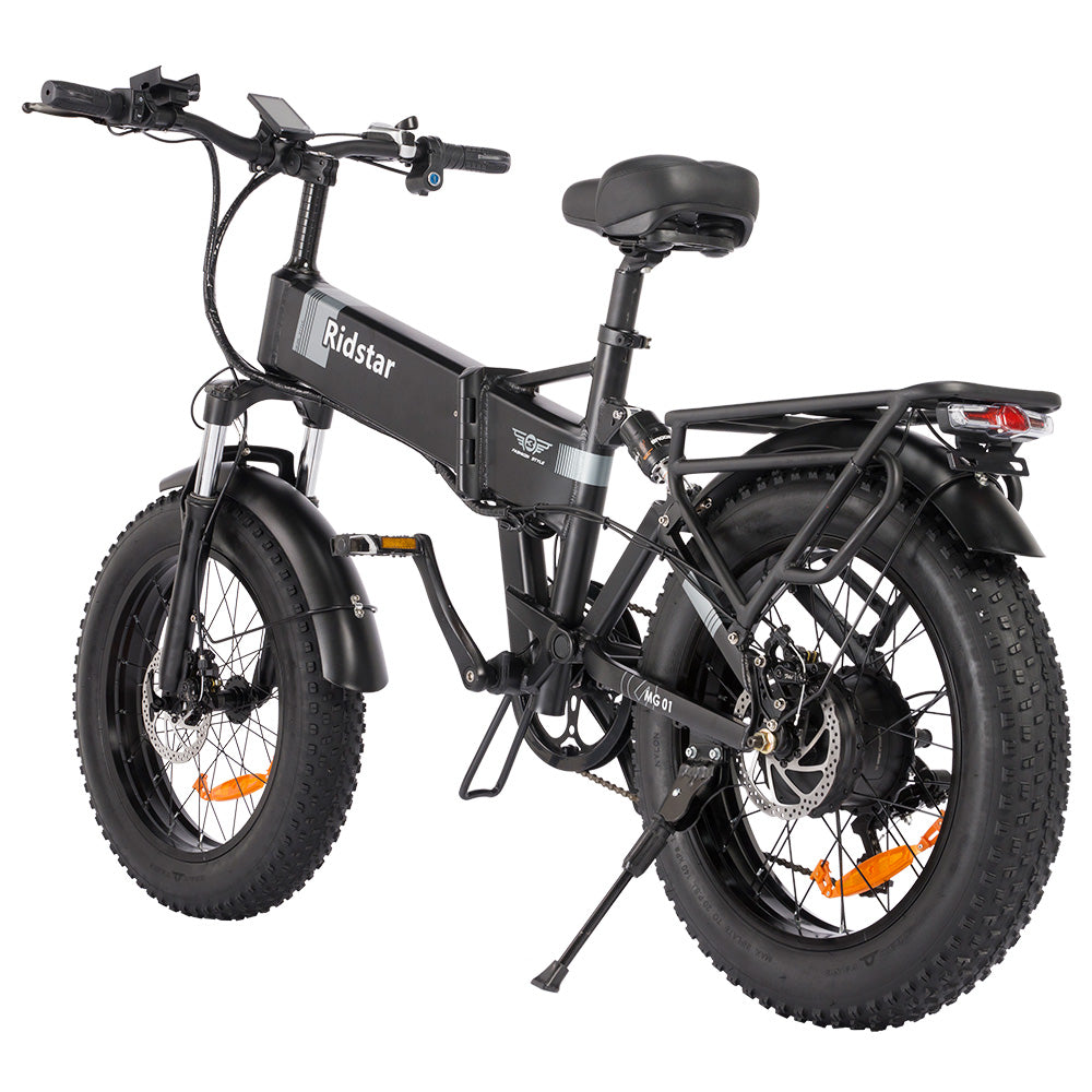 Ridstar H20 Folding Electric Bike 20" Fat Tires 1000W Motors 48V 15Ah Battery