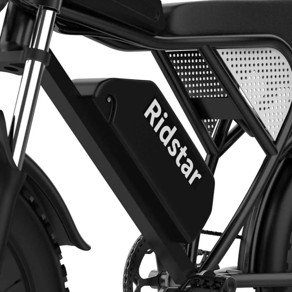 Bicicleta de montaña eléctrica Ridstar Q20, neumáticos de 20", motor de 1000 W, batería de 48 V y 20 Ah