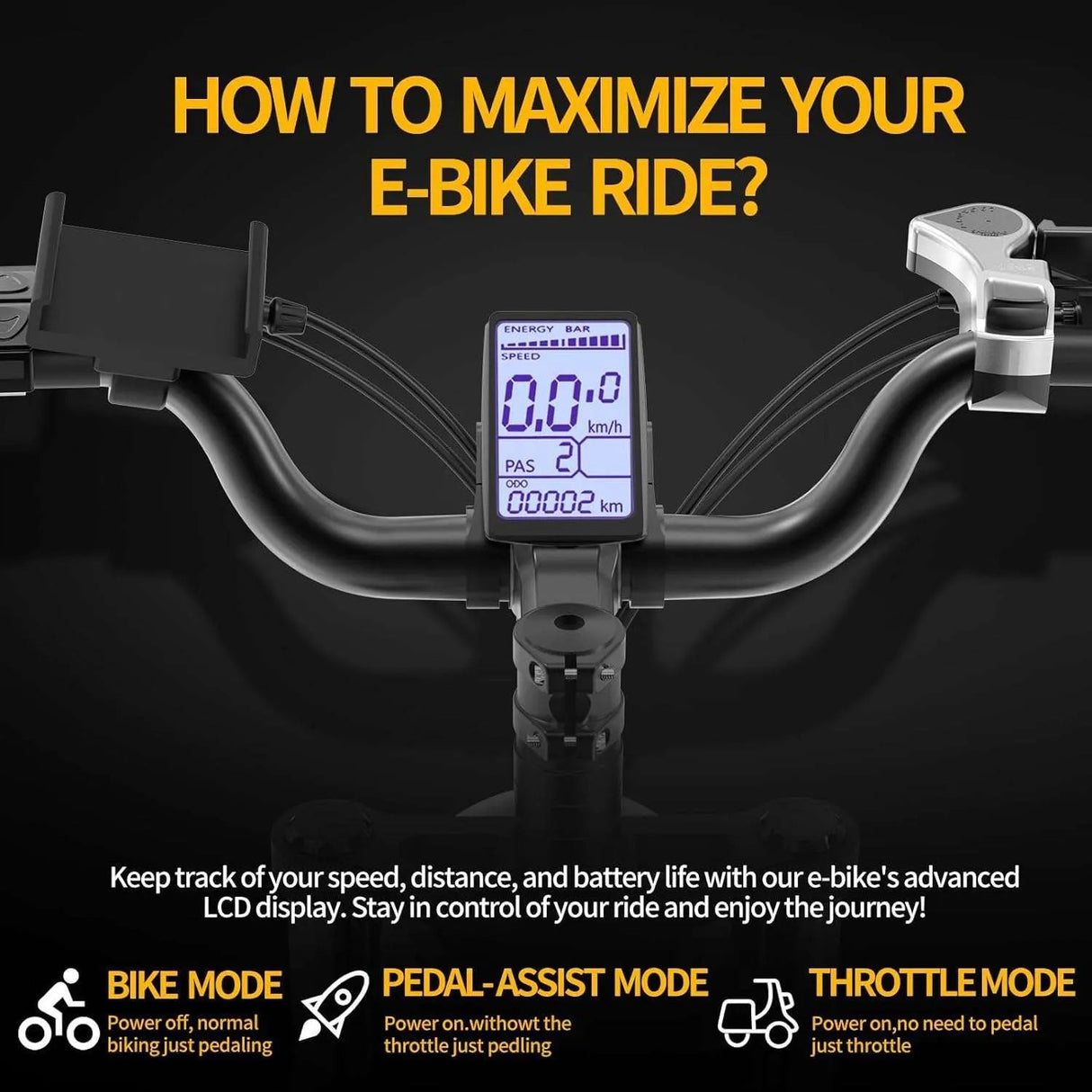 Bicicleta de montaña eléctrica Ridstar Q20, neumáticos de 20", motor de 1000 W, batería de 48 V y 20 Ah