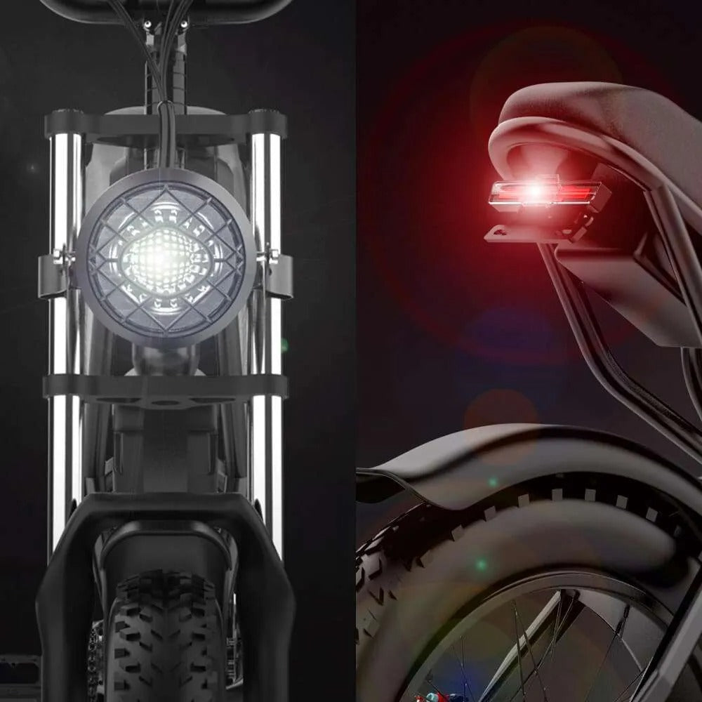 Bicicleta de montaña eléctrica Ridstar Q20, neumáticos de 20", motor de 1000 W, batería de 48 V y 20 Ah