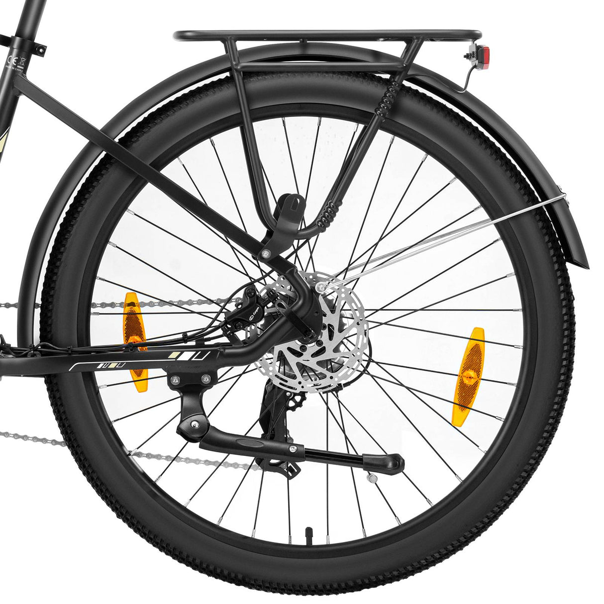 Bicicleta eléctrica Touroll B2 Retro Cruiser de 26", motor de 250 W, batería de 36 V y 15,6 Ah