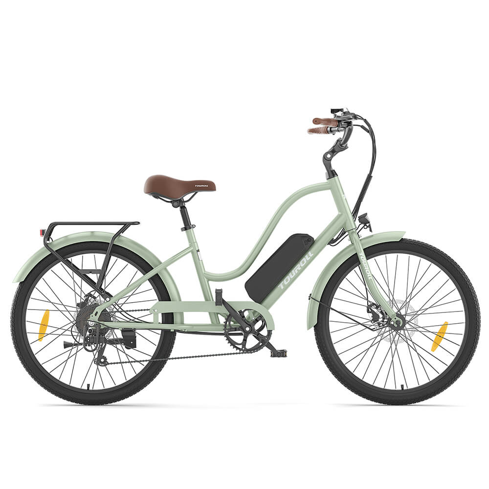 Touroll B2 Retro Cruiser Electric Bike 26" 250W Motor 36V 15.6Ah Battery