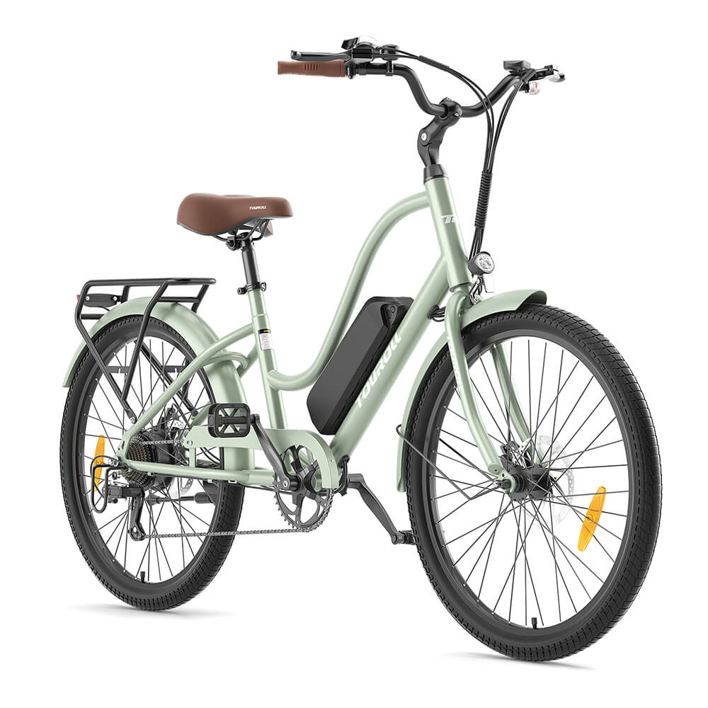 Touroll B2 Retro Cruiser Electric Bike 26" 250W Motor 36V 15.6Ah Battery