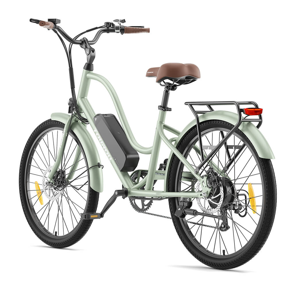 Touroll B2 Retro Cruiser Electric Bike 26" 250W Motor 36V 15.6Ah Battery