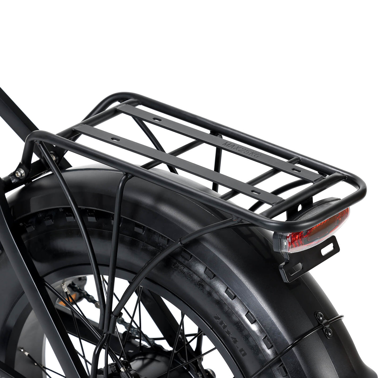 Bicicleta de montaña eléctrica Touroll S1 de 20 pulgadas, neumáticos anchos, batería de 750 W, 48 V y 15,6 Ah