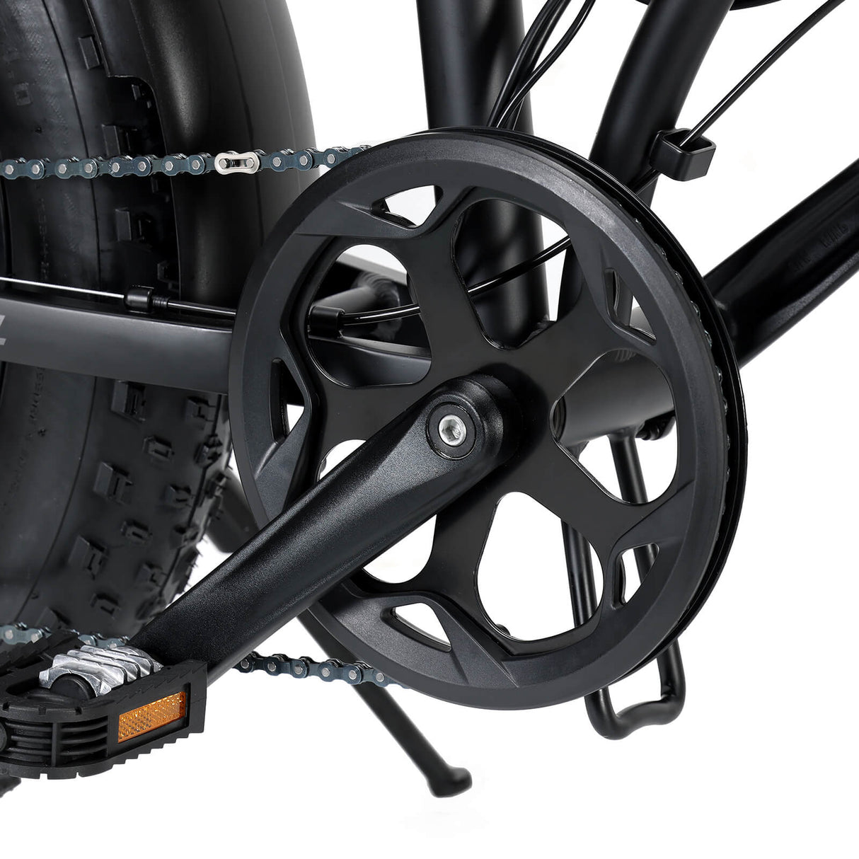 Bicicleta de montaña eléctrica Touroll S1 de 20 pulgadas, neumáticos anchos, batería de 750 W, 48 V y 15,6 Ah