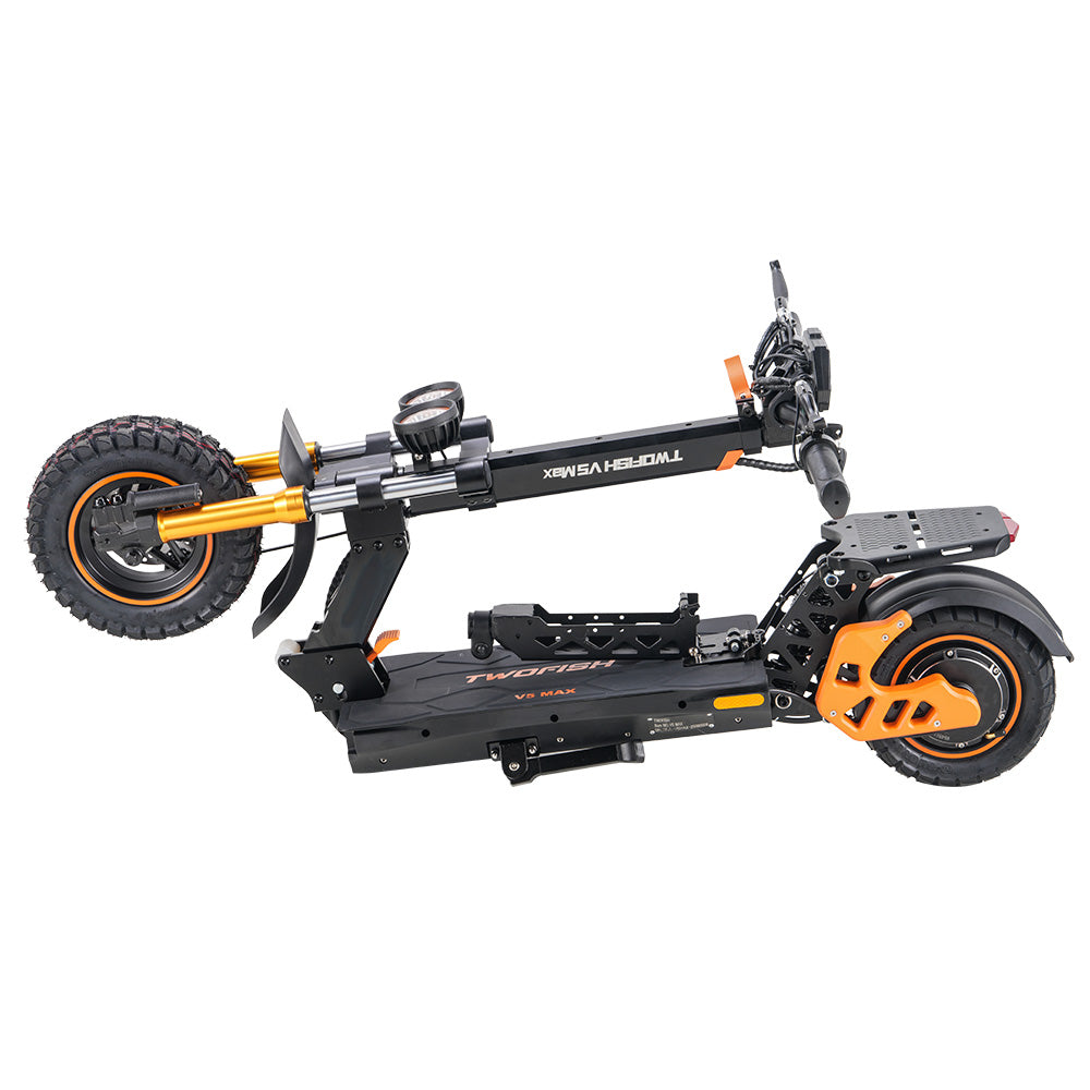 TWOFISH V5 Max Electric Scooter Off-road Tire 800W Motor 48V 18Ah Battery