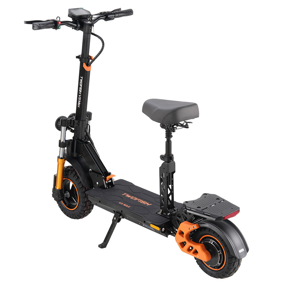 TWOFISH V5 Max Electric Scooter Off-road Tire 800W Motor 48V 18Ah Battery