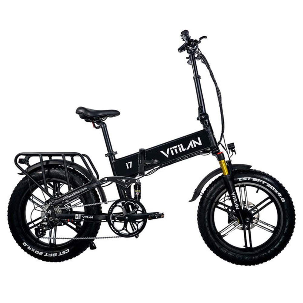 Vitilan i7 Pro 3.0 Electric Bike 20" Fat Tires 750W Motor 48V 20Ah Battery