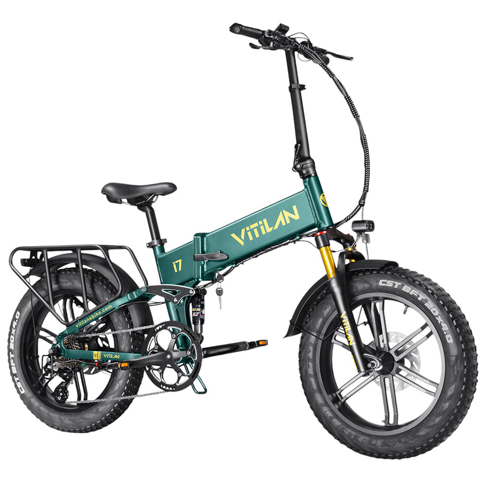 Vitilan i7 Pro 3.0 Electric Bike 20" Fat Tires 750W Motor 48V 20Ah Battery
