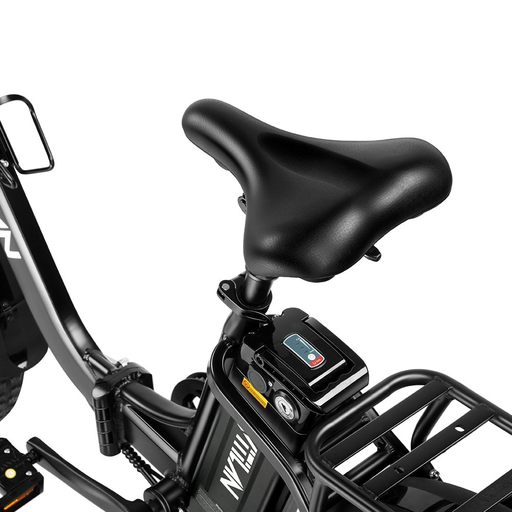 Bicicleta eléctrica plegable Vitilan U7 2.0 de 20 pulgadas, neumáticos anchos, motor de 750 W, batería de 48 V y 20 Ah