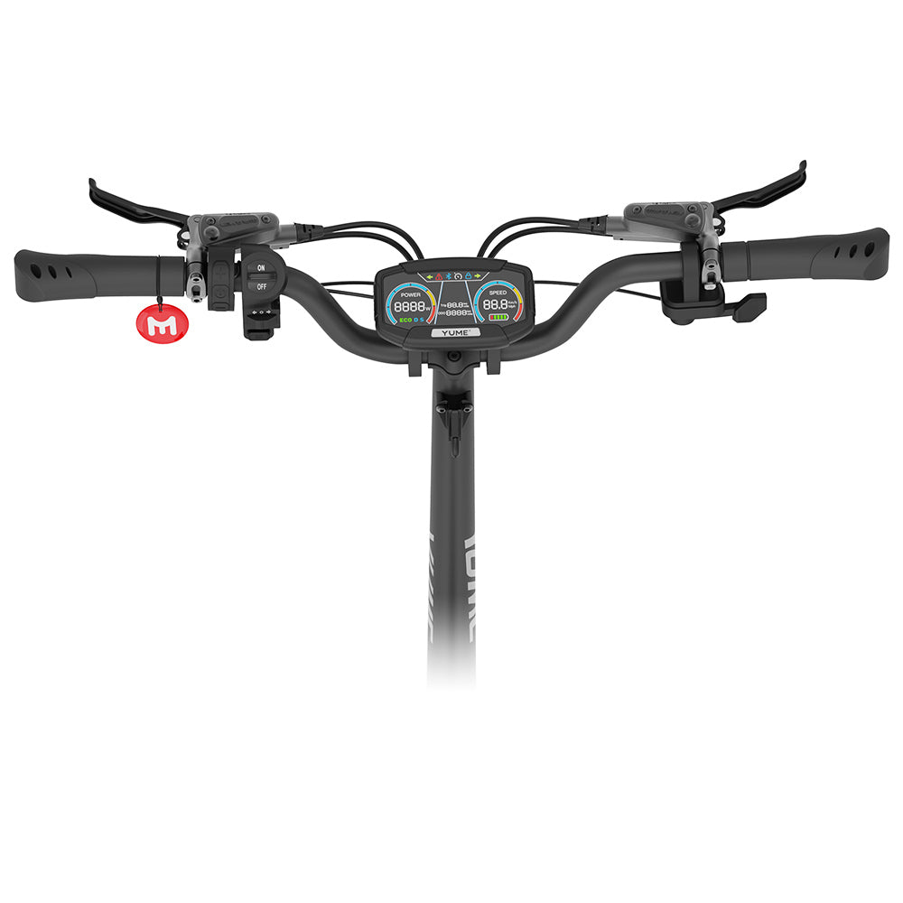 Patinete eléctrico YUME SWIFT, neumáticos de 10", motor de 1200 W, batería de 48 V y 22,5 Ah