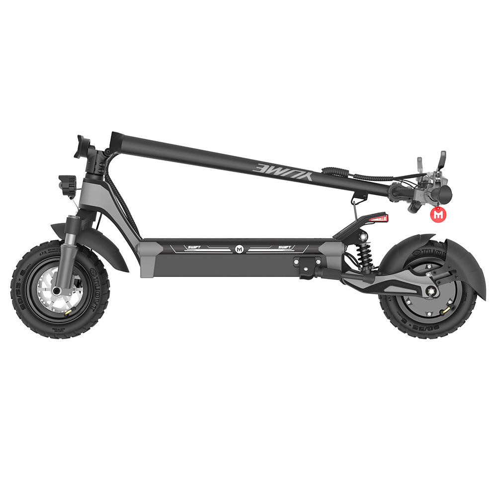 Patinete eléctrico YUME SWIFT, neumáticos de 10", motor de 1200 W, batería de 48 V y 22,5 Ah