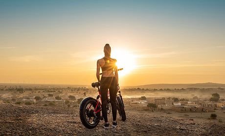 electric bike and women