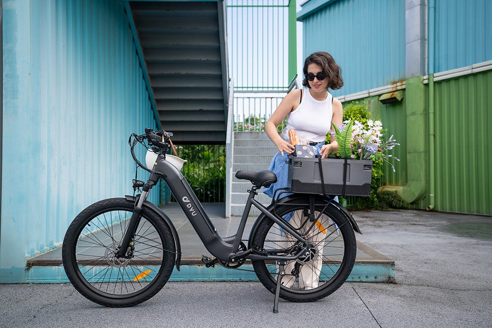Tiefeinsteiger E-Bike mit damen oolactive