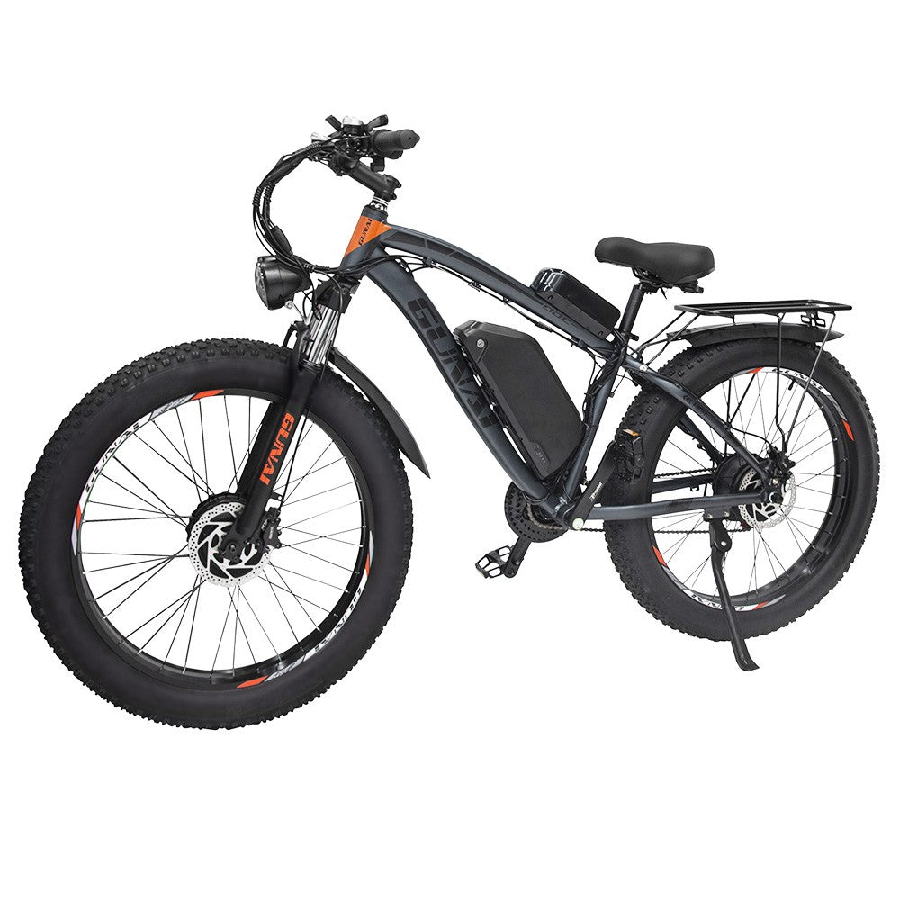 GUNAI GN88 Electric Bike 26'' Tires Dual 1000W Motors 48V 22Ah Battery