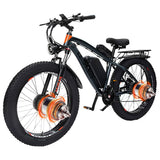 GUNAI GN88 Electric Bike 26'' Tires Dual 1000W Motors 48V 22Ah Battery