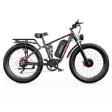 DUOTTS S26 Electric Bike 26'' Tires Dual 750W Motors 48V 20Ah Samsung Battery