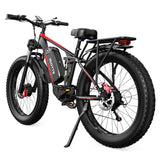 DUOTTS S26 Electric Bike 26'' Tires Dual 750W Motors 48V 20Ah Samsung Battery