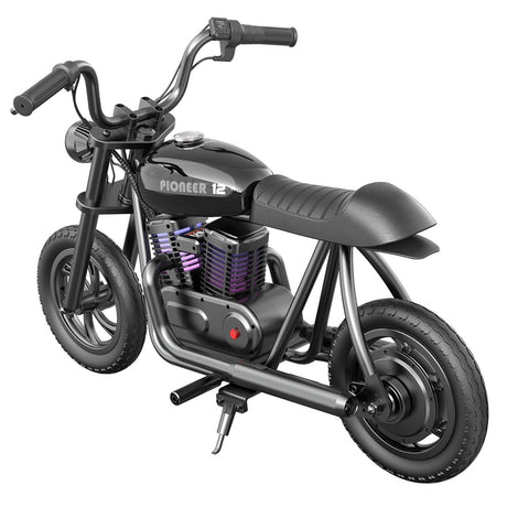 HYPER GOGO Pioneer 12 Plus Electric Motorcycle 12" Tires 160W 24V 5.2Ah Battery