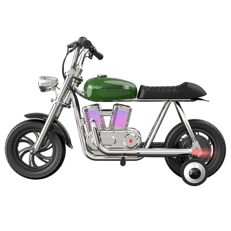 HYPER GOGO Pioneer 12 Plus with App Electric Motorcycle 12" 160W 24V 5.2Ah Battery