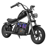 HYPER GOGO Cruiser 12 Plus Electric Motorcycle for Kids 12'' 160W Motor 5.2Ah Battery