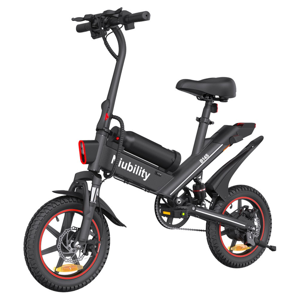 NIUBILITY B14S Electric Bike 14'' Tires 400W Motor 48V 15Ah Dual Battery