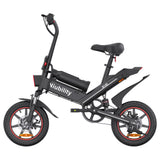 NIUBILITY B14S Electric Bike 14'' Tires 400W Motor 48V 15Ah Dual Battery