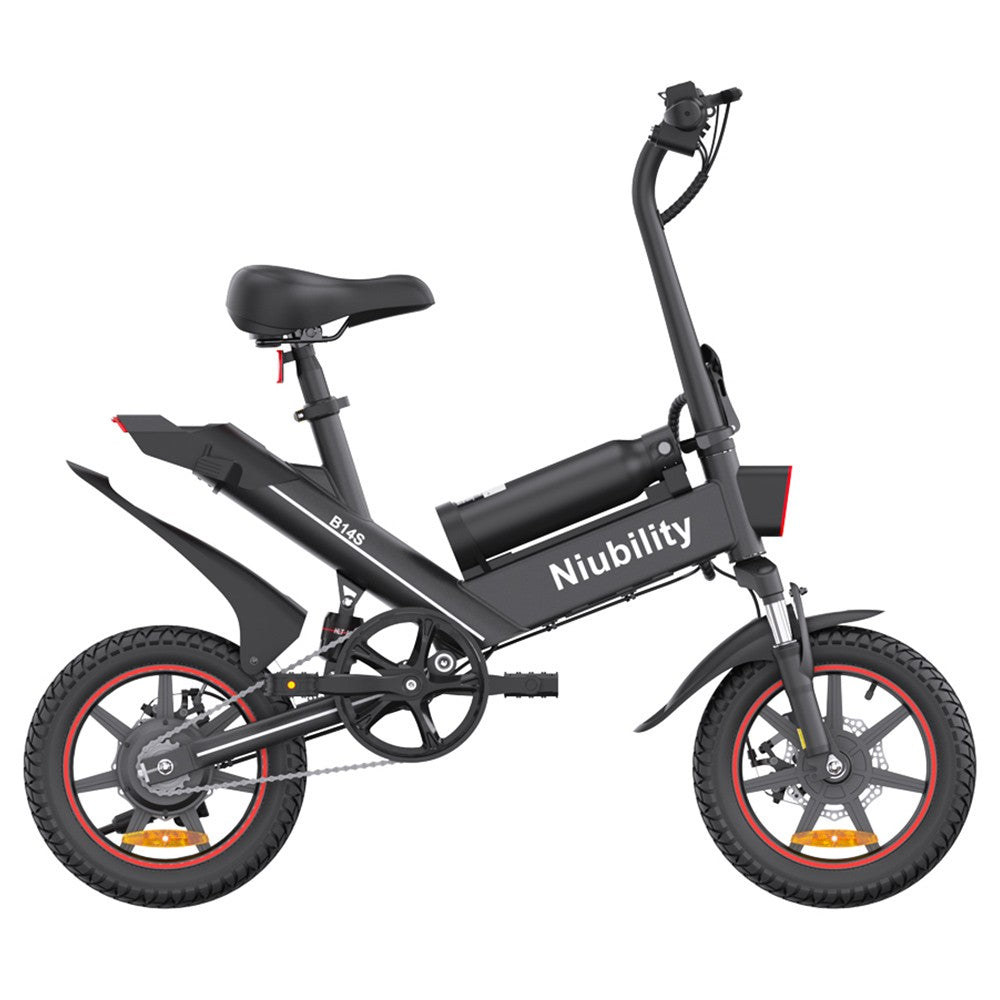 NIUBILITY B14S Electric Bike 14'' Tires 400W Motor 48V 15Ah Dual Battery