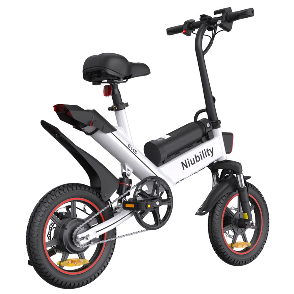 NIUBILITY B14S Electric Bike 14'' Tires 400W Motor 48V 15Ah Dual Battery