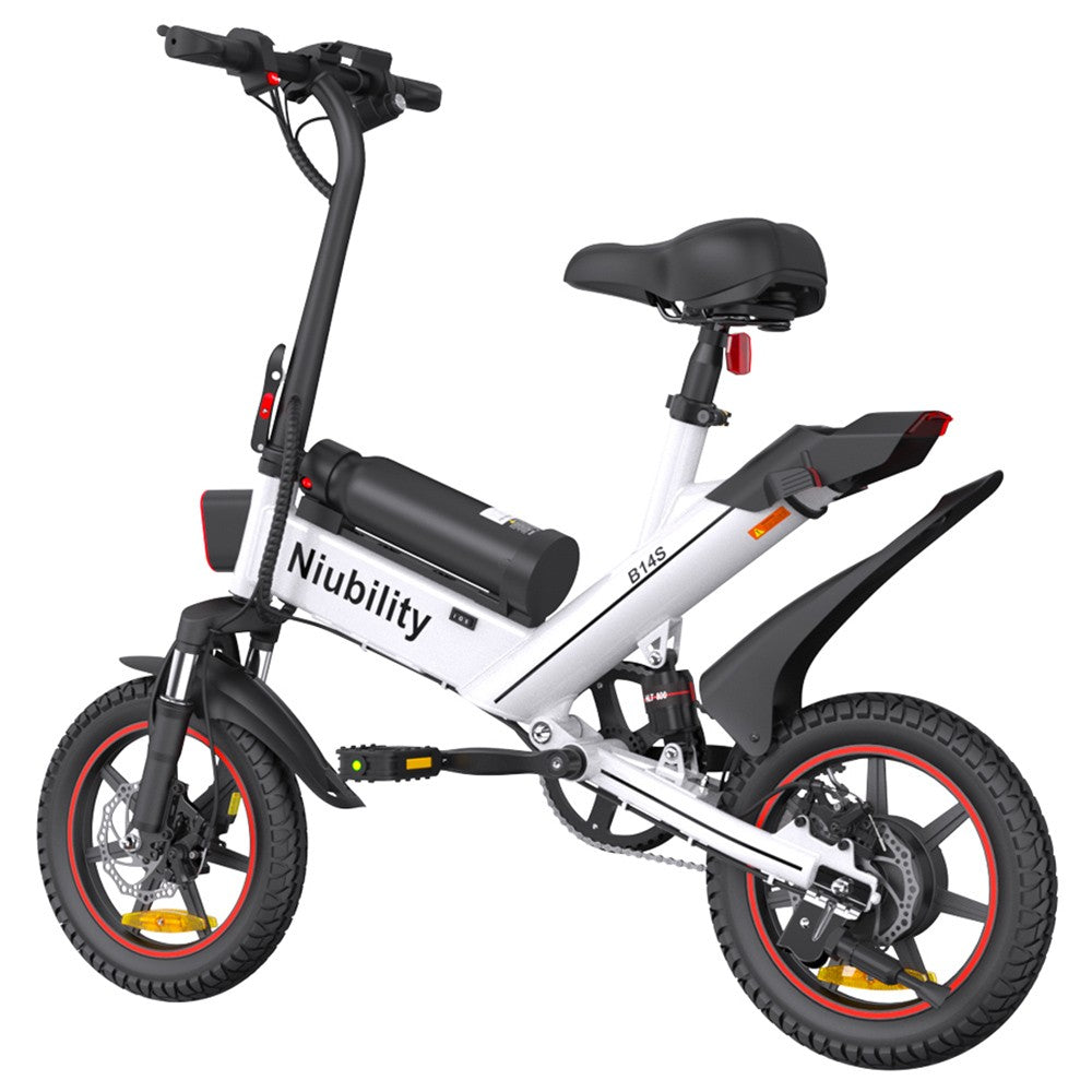 NIUBILITY B14S Electric Bike 14'' Tires 400W Motor 48V 15Ah Dual Battery