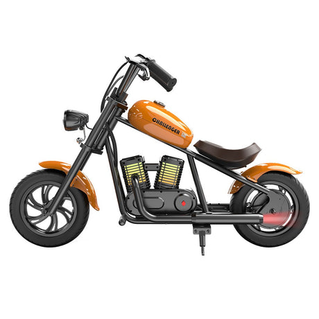 HYPER GOGO Challenger 12 Plus Electric Motorcycle for Kids with Bluetooth Speaker