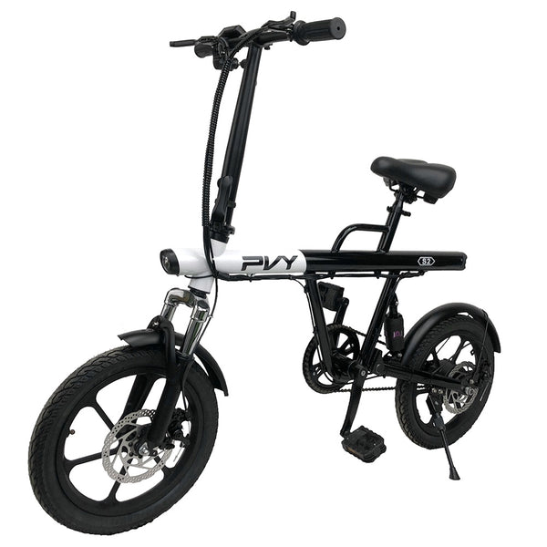 PVY S2 Electric City Bike 16'' Tires 250W Motor 36V 7.5Ah Battery