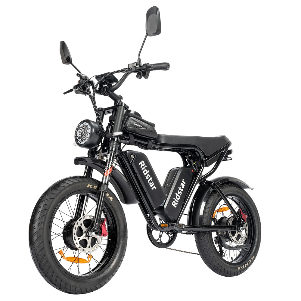 Ridstar Q20 Pro Electric Bike 20'' Tires Dual 1000W Motors Dual 52V 20AH Batteries