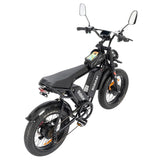 Bicicleta eléctrica Ridstar Q20 Pro, neumáticos de 20 pulgadas, motores duales de 1000W, baterías duales de 52V 20AH