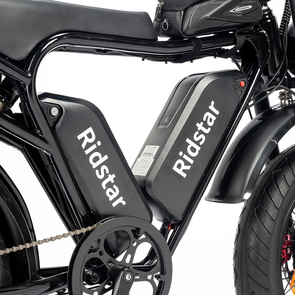 Ridstar Q20 Pro Electric Bike 20'' Tires Dual 1000W Motors Dual 52V 20AH Batteries