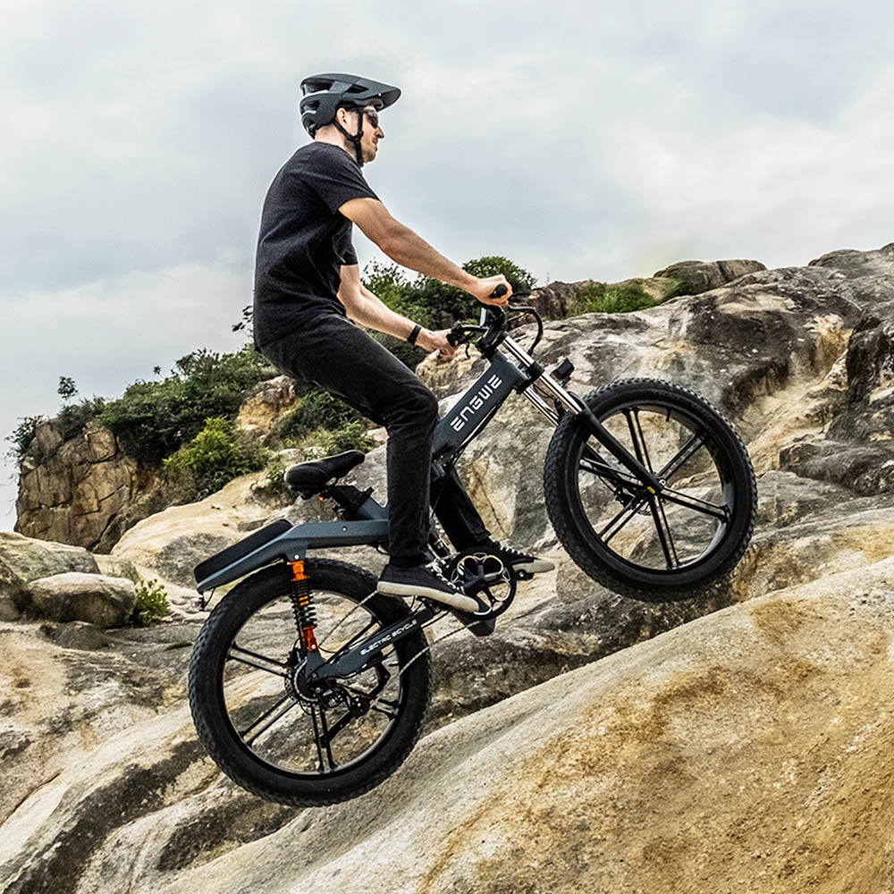 ENGWE X26 Electric Mountain Bike 26'' Off-Road Fat Tires 1000W Motor