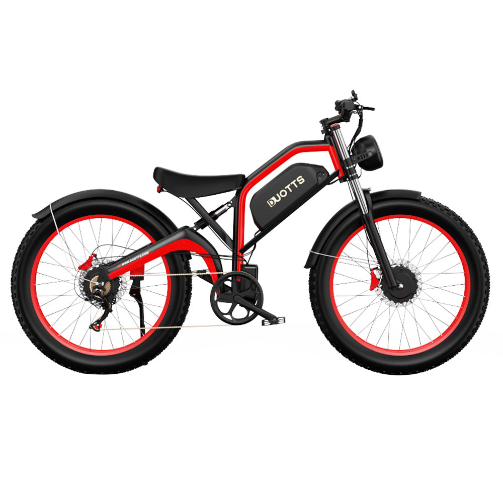 DUOTTS N26 Electric Bike 26'' Tires Dual 750W Motors 48V 20Ah Samsung Battery