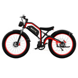 DUOTTS N26 Electric Bike 26'' Tires Dual 750W Motors 48V 20Ah Samsung Battery