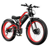 DUOTTS N26 Electric Bike 26'' Tires Dual 750W Motors 48V 20Ah Samsung Battery