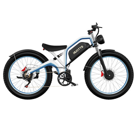 Bicicleta eléctrica DUOTTS N26 de 26'' con neumáticos, batería dual Samsung de 750W y motores 48V 20Ah