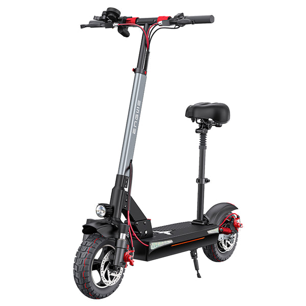 ENGWE Y600 Scooter Eléctrico con Asiento 10'' Neumáticos 600W Motor 48V 18.2Ah Batería