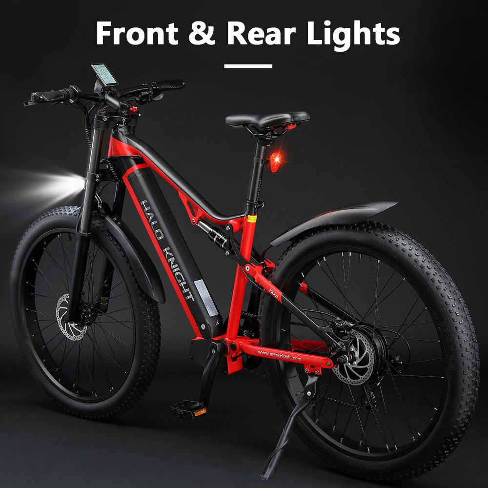 Halo Knight H03 Bicicleta de montaña eléctrica 27,5'' neumáticos 1000W batería de motor 48V 19.2Ah