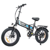 Bicicleta eléctrica ONESPORT OT10 de 20'' con neumáticos de 500W, batería de 48V y 12Ah
