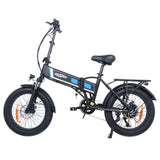 Bicicleta eléctrica ONESPORT OT10 de 20'' con neumáticos de 500W, batería de 48V y 12Ah
