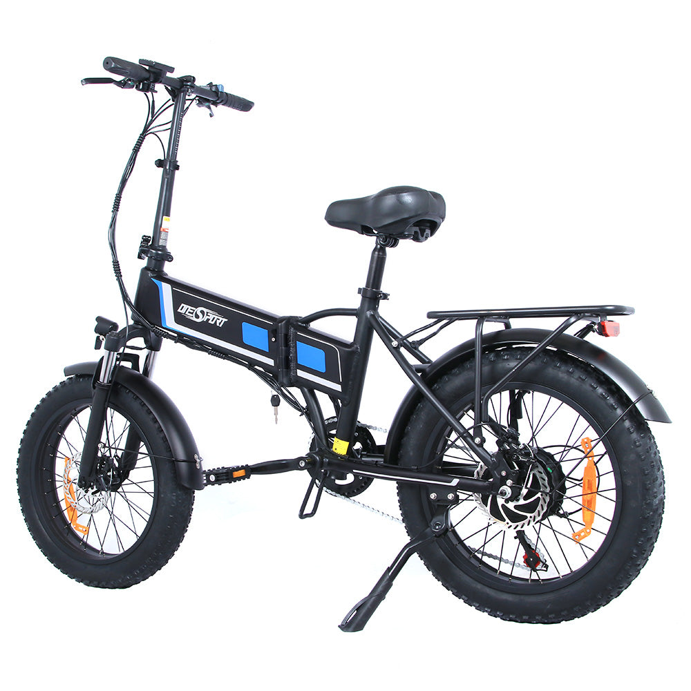 Bicicleta eléctrica ONESPORT OT10 de 20'' con neumáticos de 500W, batería de 48V y 12Ah