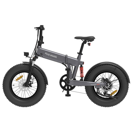 5TH WHEEL Thunder 1FT Electric Bike 20" Tires 250W 48V 10.4Ah Battery