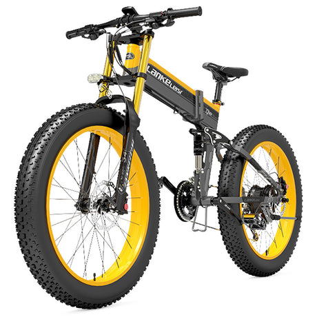 LANKELEISI T750 Plus Bicicleta eléctrica 26'' Neumáticos 1000W Motor 48V 17.5Ah Batería