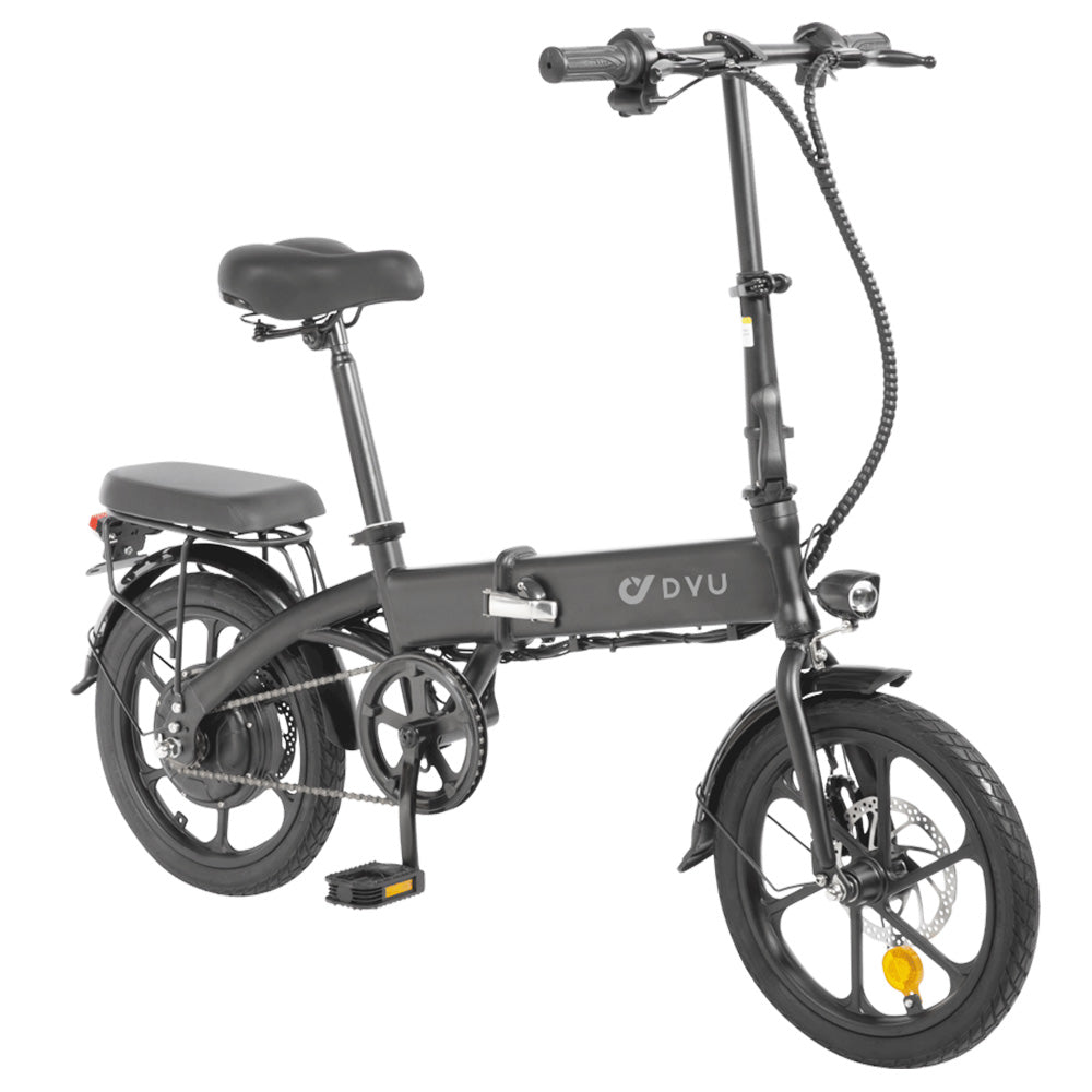Bicicleta eléctrica de ciudad DYU A1F de 16 pulgadas, batería de velocidad 36V 7,5Ah, neumático 250W, motor 25km/h