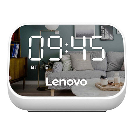 Lenovo TS13 Desktop Speaker Alarm Clock Wireless Bluetooth Stereo Speaker